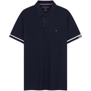 Мужская поло Tommy Hilfiger, темно-синий