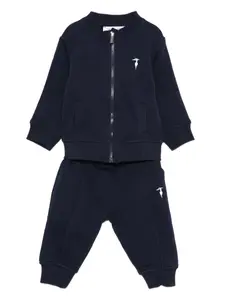 Спортивный костюм с вышитым логотипом TRUSSARDI JUNIOR, синий