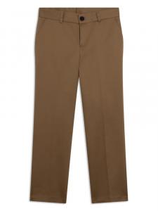 Versace Kids брюки со складками, коричневый