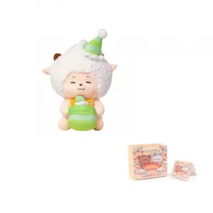 Коллекционная кукла овечка и большой волк обнимаются плюшевая игрушка высота 45см MDH