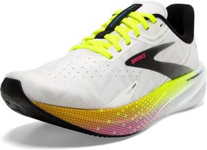 Мужские нейтральные беговые кроссовки Brooks Hyperion Max, белый/черный