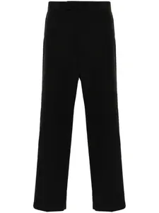 Укороченные фактурные брюки чинос Gucci, черный