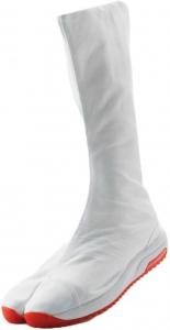 Традиционные японские ботинки-таби Marugo Air Jog V с 12 застежками и амортизирующей подошвой, белый