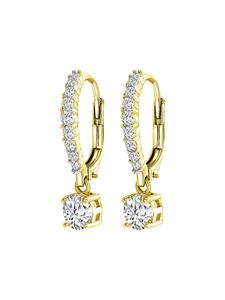 Lucardi Круглые серьги из стерлингового серебра 925 пробы