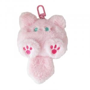 Очаровательный пушистый плюшевый подвес с длинным хвостом в виде кролика медвежонка котенка высота 10.5cm/11.5cm/11cm Ten Thousand Children's Music