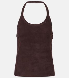 Замшевый топ с халтернеем Stouls, Castor