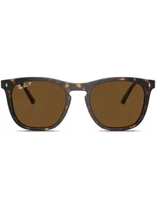 Солнцезащитные очки RB2210 в квадратной оправе Ray-Ban, коричневый