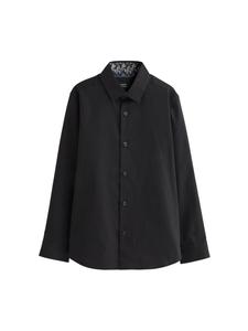 Рубашка обычного кроя на пуговицах Next, черный