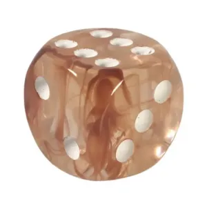 d6 18 мм Двемерская медовуха с белым (12), Game Dice - Diffusion (Role 4 Initiative)