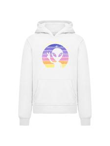 Толстовка F4NT4STIC Alien Peace Sunset, белый