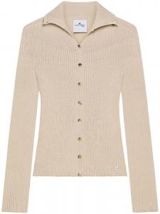 Courrèges кардиган Solar, нейтральный