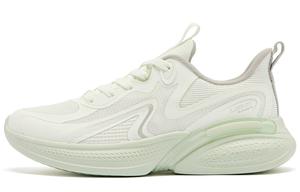 Кроссовки женские Stretch SE с низким верхом цвета слоновой кости и морской волны Qiaodan