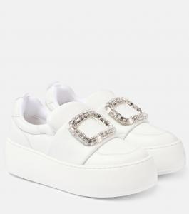 Кожаные кеды Viv' Up Roger Vivier, Bianco
