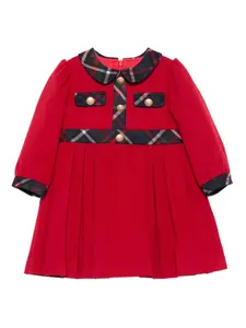 Платье с декоративными пуговицами Patachou, красный