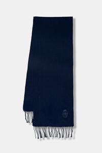 Шерстяной шарф Tommy Hilfiger, темно-синий