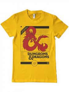Футболка D&D 3 Volume Set T-Shirt в золоте Dungeons And Dragons