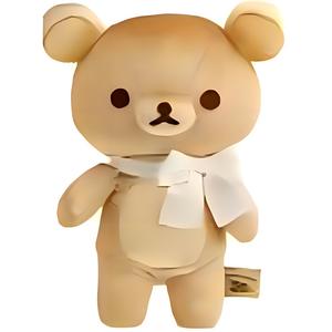 SAN-X Плюшевая кукла SAN X Rilakkuma 20th Anniversary, Hong Kong, Limited Edition Gold Bear, средний размер