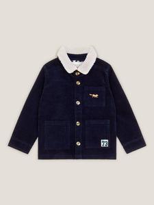 Детская рубашка с вельветовым воротником борг Monsoon, Navy