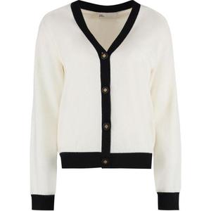 TORY BURCH Вязаный свитер FW22 женский белый