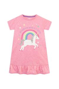 Радужная ночная рубашка с единорогом Harry Bear, розовый