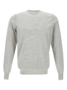 Свитер с круглым вырезом и длинными рукавами Filippo De Laurentiis, серый