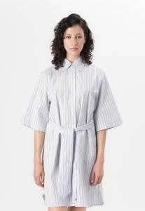 Платье-рубашка SLFELLEN STRIPED BOXY SHIRT DRESS Selected Femme, синий