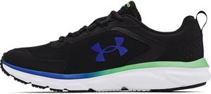 Кроссовки для бега Under Armour Men's Charged Assert 9, Black/White/Royal