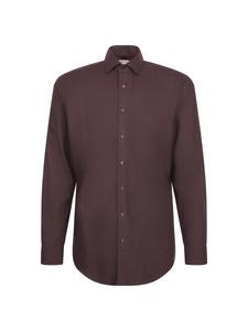 Рубашка делового покроя Regular Fit SEIDENSTICKER, коричневый