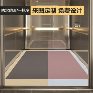 Budis Ковер 140х140 см для лифта, кожаный ПВХ, моющийся и влагостойкий, с местом для логотипа