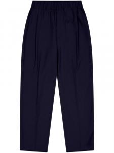 Laneus широкие брюки из вирджинской шерсти, синий