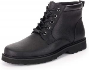 Мужские водонепроницаемые ботинки Rockport Northfield с гладким носком, черный