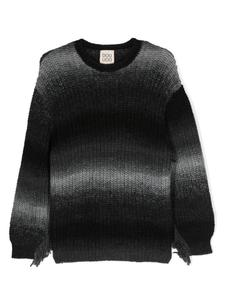 Douuod Kids джемпер с эффектом потертости, черный