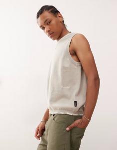 Трикотажный жилет серого цвета Prohibited