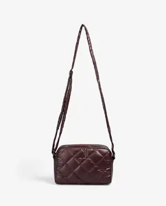 Женская стеганая сумка через плечо с застежкой-молнией Scalpers, бордовый