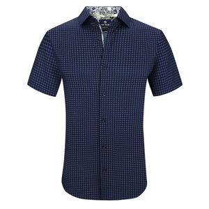 Tom Baine Slim Fit с короткими рукавами, эластичная пуговица на пуговицах, темно-синий