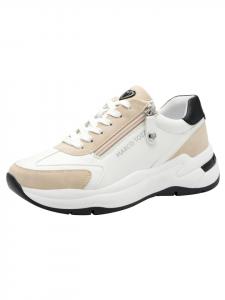 Кроссовки на шнуровке Marco Tozzi, цвет white/black