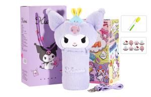 Термостакан Sanrio, Kuromi (With Cleaning Tools + 3D Stickers + Gift Bag)