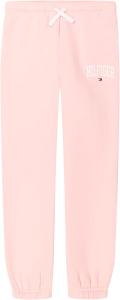 Флисовые спортивные брюки Tommy Hilfiger для девочек с ребристыми манжетами и функциональными боковыми карманами, Blushing Bride