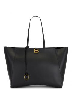 Hourglass Большая мягкая сумка Тоут Balenciaga, Black