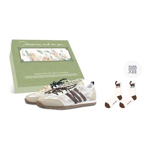 Кроссовки adidas neo VS JOG 2.0 Lifestyle Shoes Unisex Low-top Beige/white/brown, цвет Off White