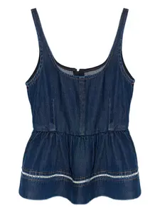 Топ Rulst с баской Munthe, синий