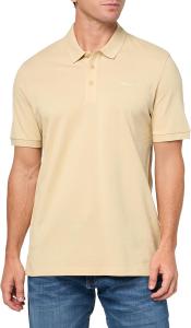 Хлопковая поло Hugo с коротким рукавом, Regular Fit, Mojave Desert