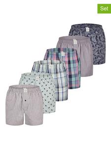 MG-1 Комплект из 6 штук: боксерские трусы разных цветов