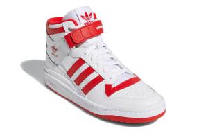 Кроссовки Adidas Originals Forum Mid Cloud White Vivid Red