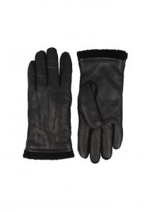 Кожаные перчатки Strellson, черный