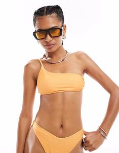 OOSC Tangerine, микс-топ бикини с открытыми плечами, оранжевый