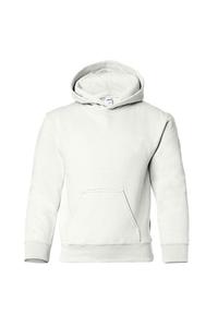 Толстовка с капюшоном из плотной смеси, топ / толстовка с капюшоном Gildan, белый