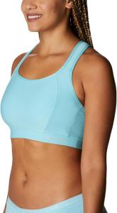 Женский спортивный бюстгальтер Columbia с формованной чашкой из ударопрочной сетки, Blue