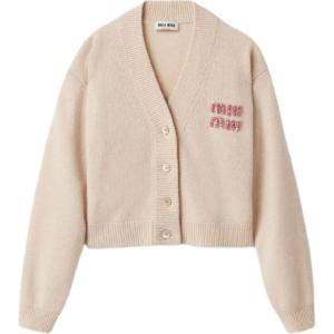 Кашемировый свитер для женщин MIU MIU, розовый