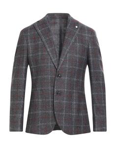 Блейзер Luigi Bianchi Mantova, серый